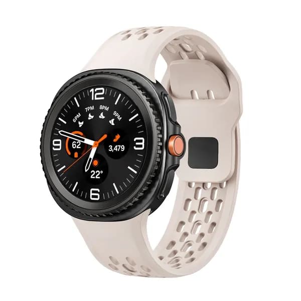 Сетчатый силиконовый ремешок для Samsung Watch 8 40 мм 44 мм, Спортивный ремешок для Samsung Watch 8Classic 46 мм, Мягкий и удобный
