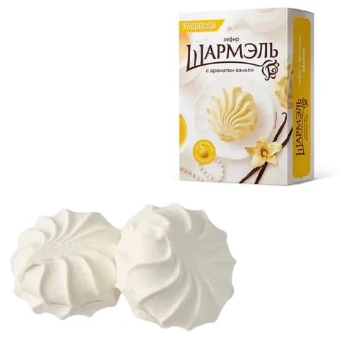 Зефир УДАРНИЦА "Шармэль" ванильный 255 г (624644)
