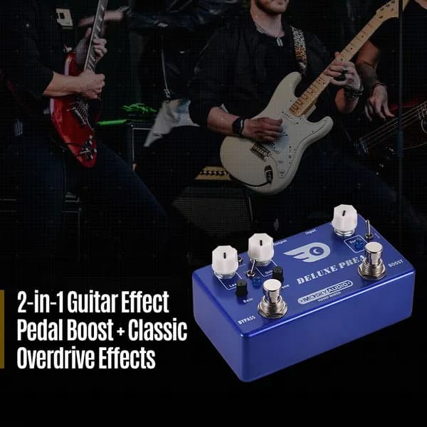 DELUXE PREAMP 2-в-1 гитарная педаль эффектов Boost + Classic Overdrive