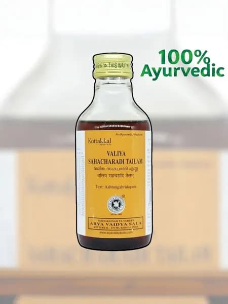 Коттаккал Валия Сахачаради Тайлам Аюрведа (Valiya Sahacharadi Tailam Kottakkal Ayurveda), 200 мл