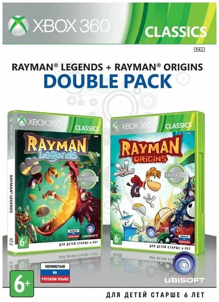Xbox 360 игра Rayman Legends + Rayman Origins