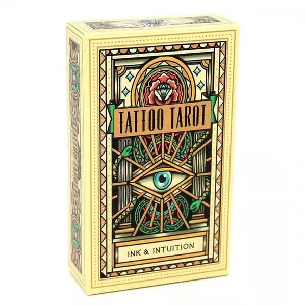 Tattoo Tarot. Тату Таро. Чернила и интуиция (78 карт и руководство в подарочном футляре)