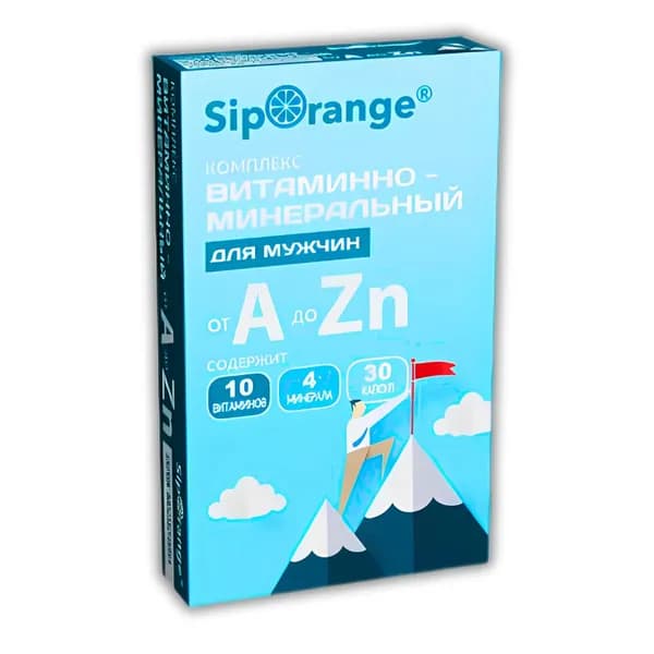 siporange витаминно-минеральный комплекс от а до цинка капс для мужчин