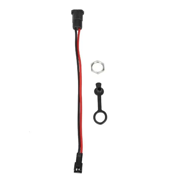 Гнездо питания для электросамоката DC5.5x2.1mm с кабелем