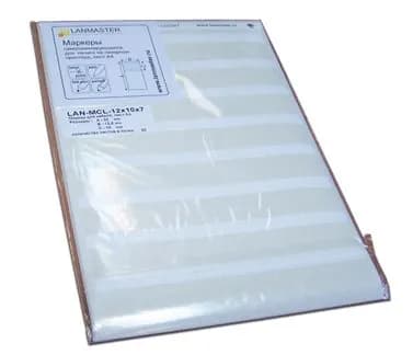 Маркер самоламинирующийся Lanmaster LAN-MCL-50x25x19, А4, 50х25, диам.19мм, 12 шт./л.