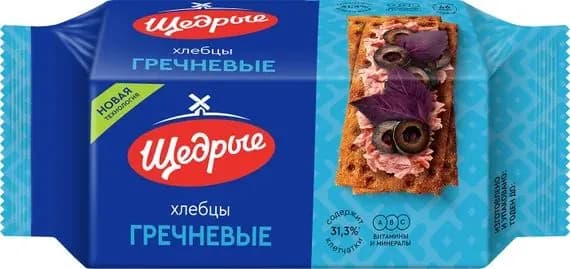 Хлебцы Щедрые Гречневые 100г