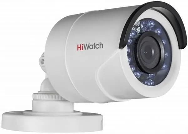 Камера видеонаблюдения HIWATCH аналоговая 1920 х 1080, 3.6 мм, 25 кадр/с CMOS, 2 Мп белый, уличная (DS-T200A(B) (3.6MM))
