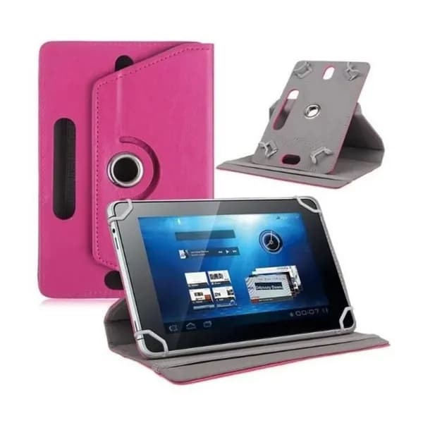 Чехол для планшета 7 10 дюймов с поворотной подставкой 360 , Роза красная - 10 дюймов