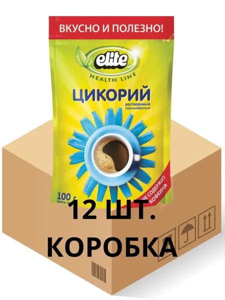 Цикорий растворимый Elite Health Line, 12шт по 100гр