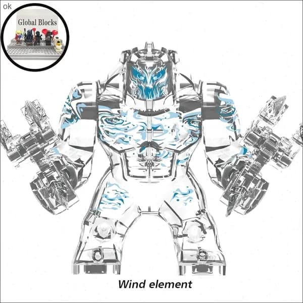 фигурок минифигурки (совместим с лего),Big Size-Marvel Super Heroes ,Wind element 8см-пакет/ T258
