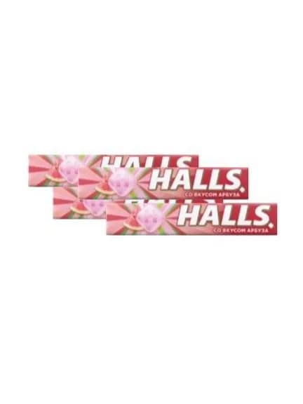 Леденцы Halls Арбуз,4уп по 25г