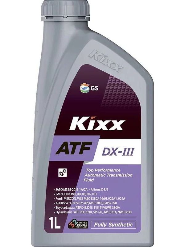 Трансмиссионная жидкость Kixx ATF DX-III 1л (L2509AL1E1)