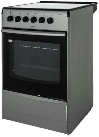Darina 1B EC 341 606 SILVER Плита электрическая 1B EC 341 606 silver серебристый/черный, конфорок 4 шт, духовка 50 л, 50 см x 85 см x 56 см