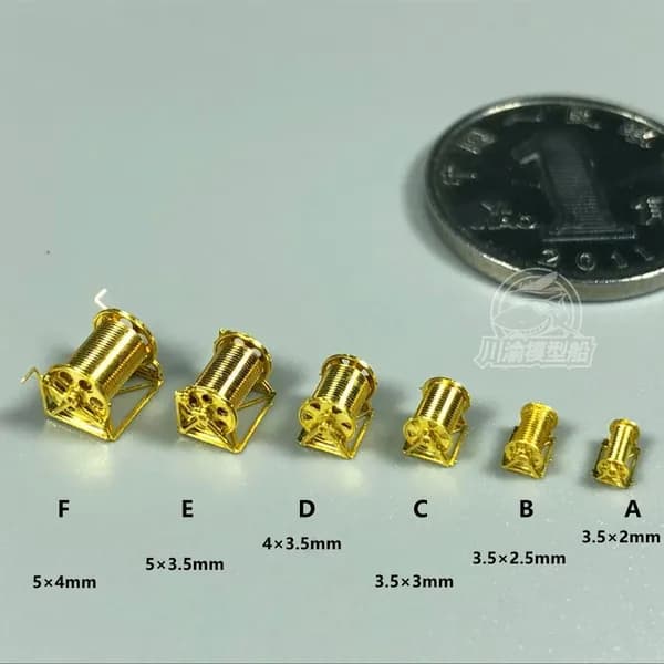 CYG015D Universal 1: 350 Броненосец авианосец модель лебедки, 8 штук на порцию, медный металл