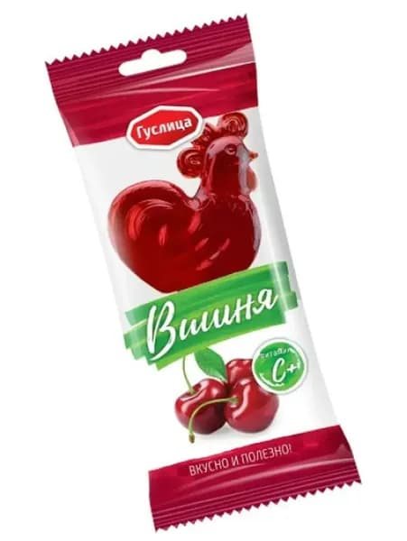 Петушок, леденцовая карамель с Цинком и витамином С со вкусом вишни, 17 г