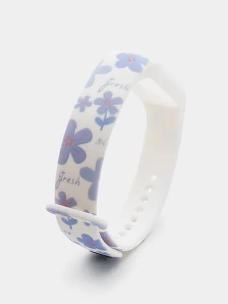 Ремешок для Xiaomi Mi Band 3, 4, с принтом