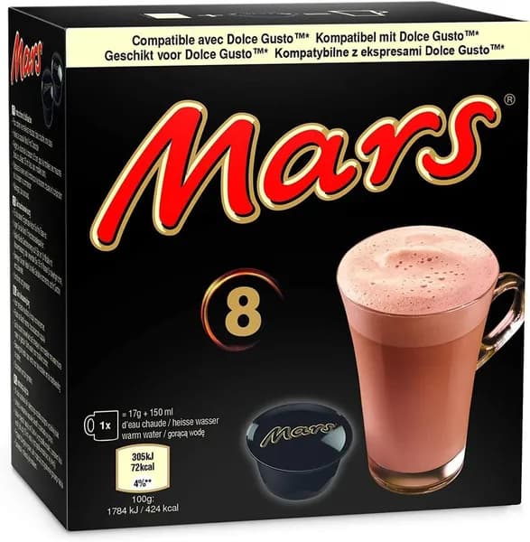 Горячий шоколад Mars 8 капсул