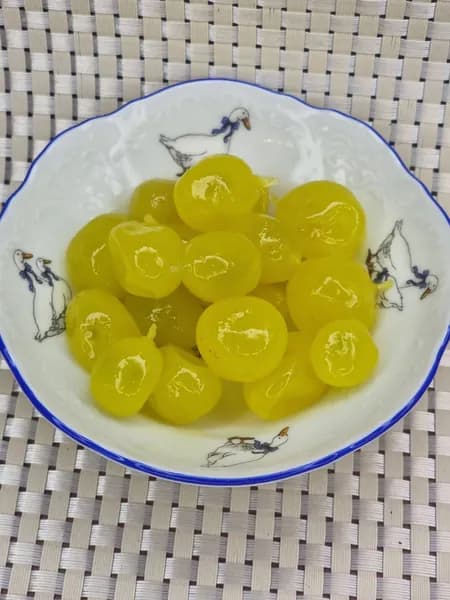 Кумкват сушеный желтый лимонный в сиропе