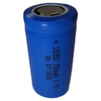 Аккумулятор 18350 3.7V 700mAh литий-ионный (18x35мм) (факт. 700мАh)