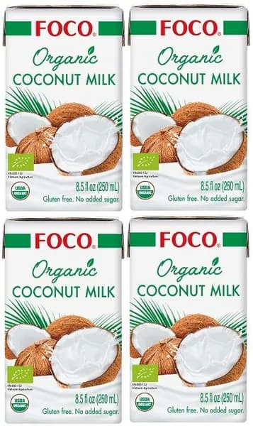 Кокосовое молоко FOCO ORGANIC 0,25 л х 4 шт