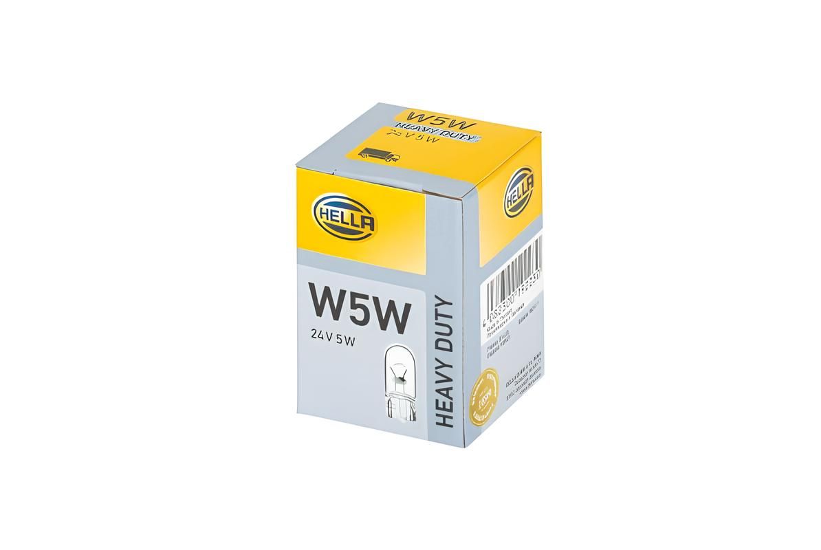 Лампа 24V 5W W2.1*9.5d без цоколя (Hella)