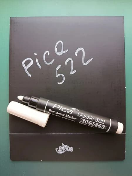 Маркер перманентный белый Pica Classic 522/52 1-4 мм.