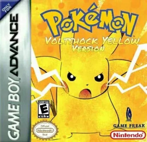 Pokemon Voltshock Yellow GBA, рус.версия (Platinum) 128X-004