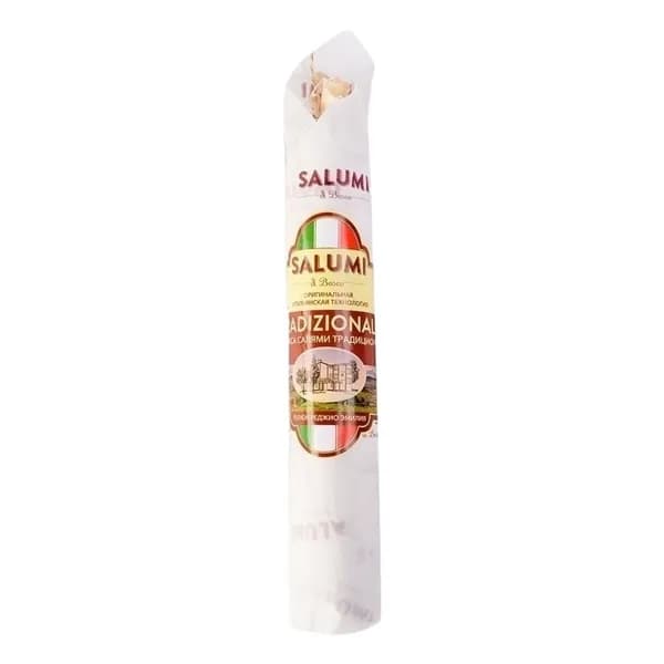 Колбаса сыровяленная Salumi di Bosco Салями Традиционная полусухая 200 г
