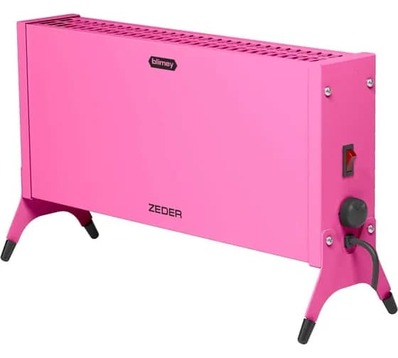 Электрический конвектор Zeder серия Blimey, механическое управление 10MX-12 PINK
