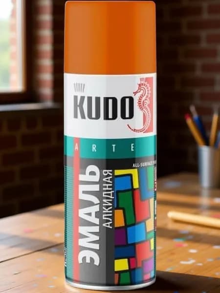 Эмаль универсальная KUDO оранжевая
