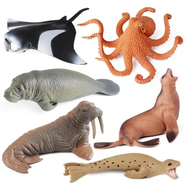 Cool Seal Figure изысканная статуя образное воспроизведение Photo Pops, Водные существа