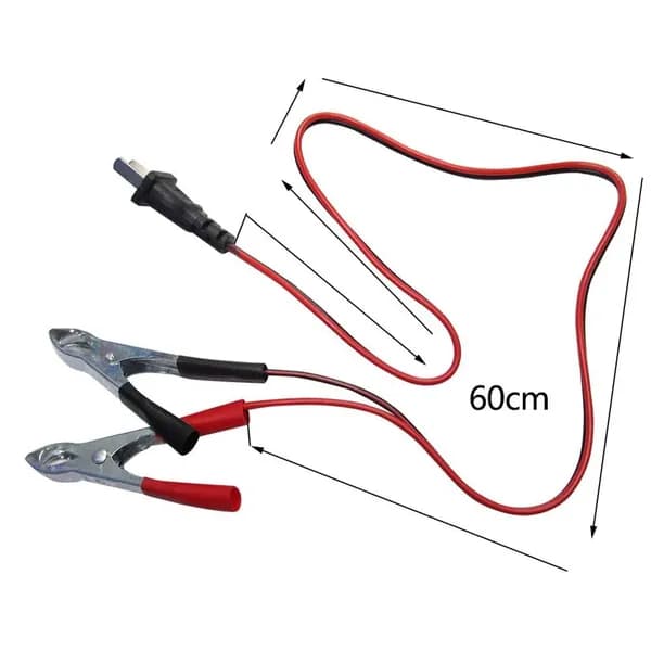 кабель для зарядки аккумулятора двигателя 12V с зажимом Кабель для зарядки аккумулятора с
