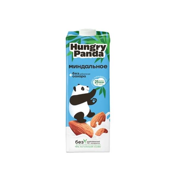 Напиток растительный Миндальный Hungry Panda, 1 л