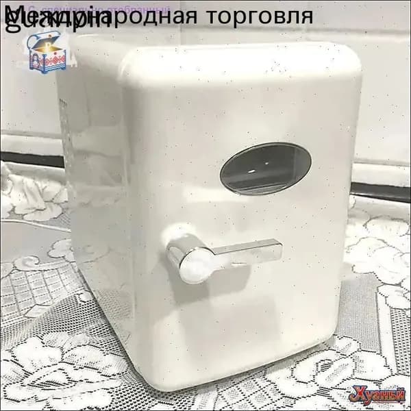 Барный холодильник Мини-холодильник для косметики и напитков, 4 л, термоэлектрический (охлаждение/нагрев), для дома и авто, USB/12V/220V, белый