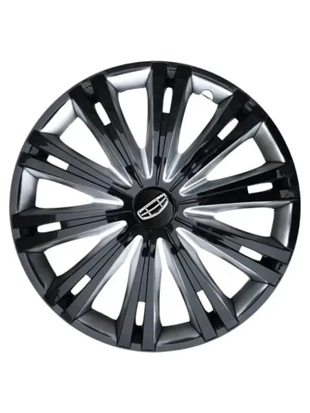 Колпаки на колеса Джили new R15 Гига супер блэк, 4 шт