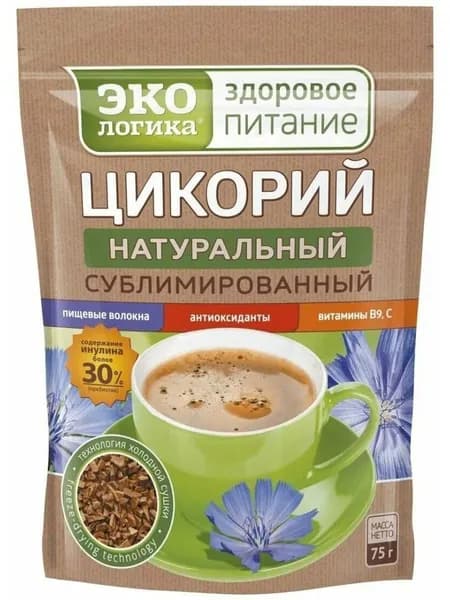 Экологика Цикорий, растворимый, сублимированный, 75 г