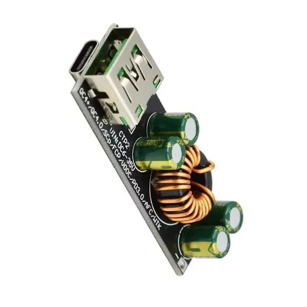 Высокоэффективный модуль зарядки DC35V 60W USB Type C для мобильных устройств с поддержкой нескольких протоколов