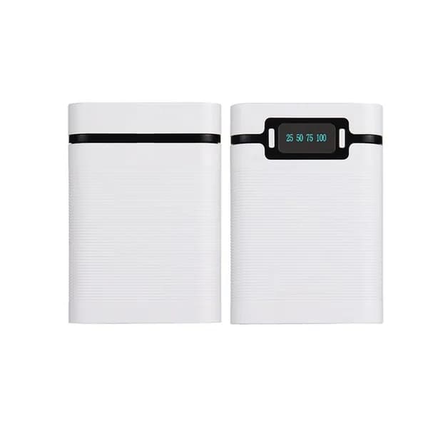 Корпус для сборки Power Bank на 2x18650 с LED дисплеем, DIY зарядное устройство, ABS пластик, 5V 1A, без аккумуляторов