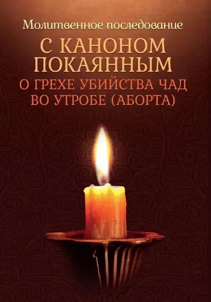 Молитвенное последование с каноном покаянным о грехе убийства чад во утробе (аборте) | Электронная книга