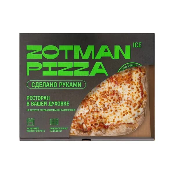 Пицца Маргарита 390 г, Zotman Pizza, замороженная