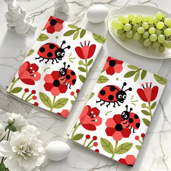 Полотенце кухонное 23x30 2 шт полиэфирное волокно