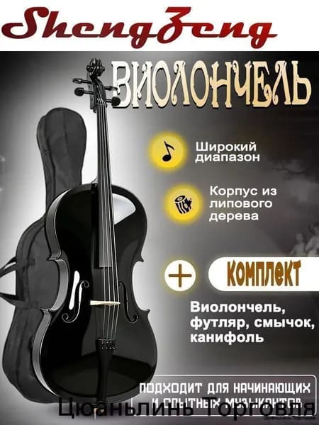 BK 4/4 - Виолончель, чехол и смычок в комплекте