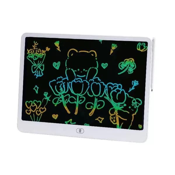Портативная LCD доска для рисования с стилусом и чехлом, легкая электронная записная книжка для детей, доска для набросков с кнопкой очистки (размер A5)