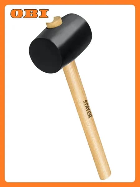 Киянка чёрная STAYER резиновая 340 г