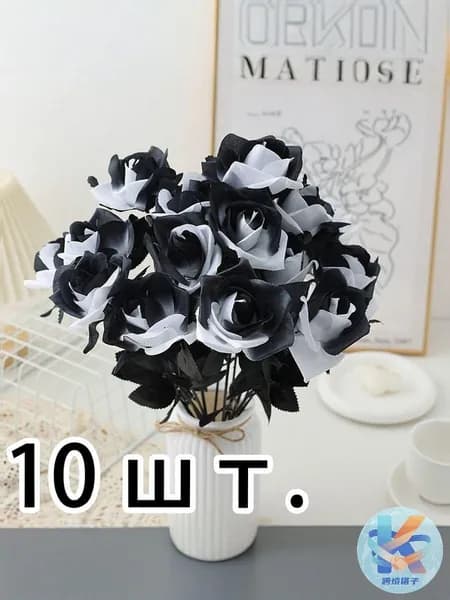Кованые розы ручной работы из красного железа-декоративные кованые цветы-