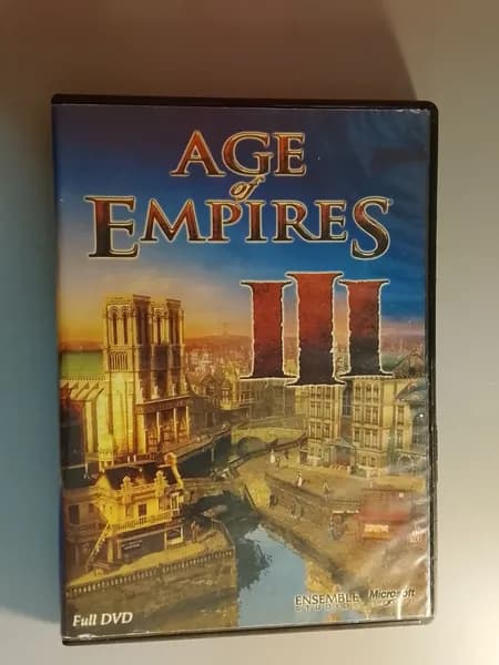 Диск с винтажной игрой для слабого ПК Age of Empiries 3 PC DVD