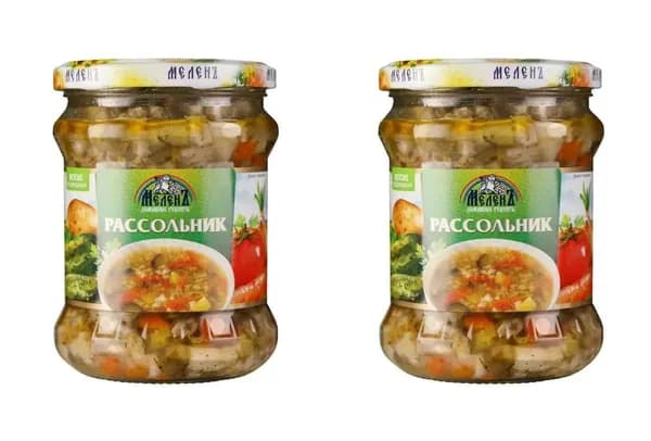 Меленъ Готовые блюда консервированные Рассольник, 460 г, 2 шт