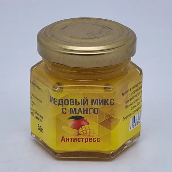 Мед микс манго "Антистресс" 50гр