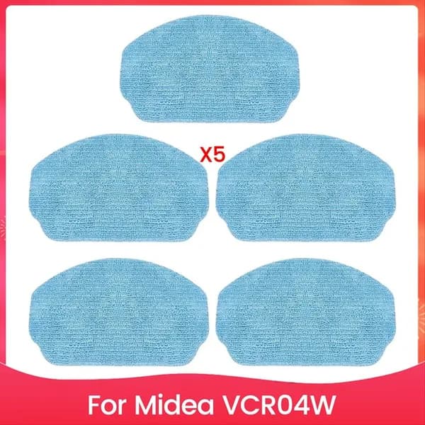 5 Шт. В Упаковке, Тряпка Для Уборки Робота-Пылесоса Для Midea VCR04W