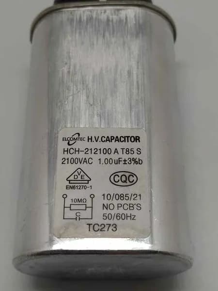 Конденсатор СВЧ, 2100V, 1,00mF